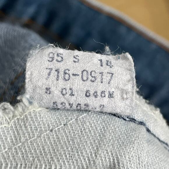 Vintage Levi's 917 Boot Cut Jeans Orange Tab SF 207 Made in the USA | 29" x 29" - Picture 15 of 16
